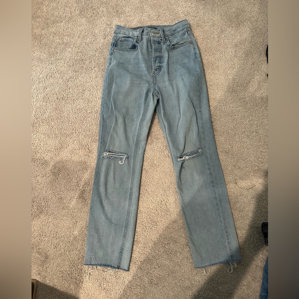Wild Fable Super High-Rise Slim Straight Blue Jeans Size 2